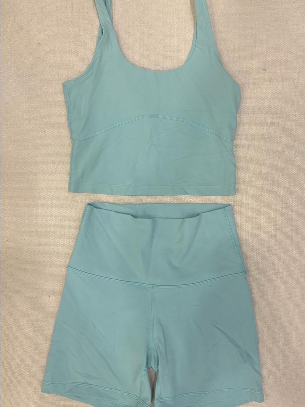 Aritzia TNA Butter Workout Set - Pool Blue, Size S